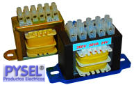 Transformador 26VA para comando de reles y minicontactores aisladores uso industrial para tableros