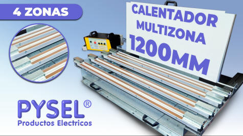 calentador multiple zona por radiacion termica , Calentador por radiacin con apoyo variable en altura, permite trabajar en Angulo vivo o con radio de hasta 10mm, desde alto impacto hasta acrlicos de 6mm