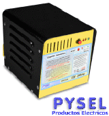 Cargadores de bater�as autom�ticos 12V 18aA - 25A en gabinetes apto para utilitarios y camionetas
