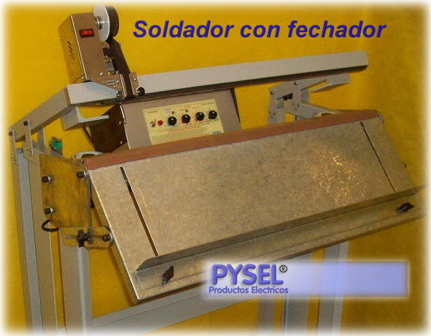Envasadoras industriales Aplicaciones manuales  sellador de polietileno con fechador termico, suelda polipropileno, automatizada
